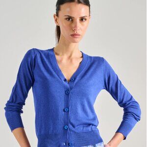 MaxMara Royal Blue Women's Cardigan
